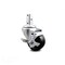 Service Caster 3 Inch Soft Rubber Wheel Swivel 7/8 Inch Square Stem Caster with Brake SCC SCC-SQ20S314-SRS-TLB-78 - alternate 1